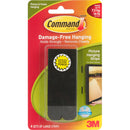 Command Large Picture Hanging Strips Black 4 Sets/Pkg*