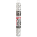 American Crafts Adhesive Vinyl 12"X48" - Silver Large Dots, Glitter*