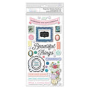BoBunny Brighton Thickers Stickers 68-pack Beautiful Things Phrase/Chipboard*