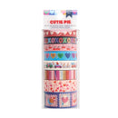 American Crafts Cutie Pie Washi Tape 8/Pkg*
