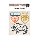 American Crafts Cedar House Metal Die Set 4/Pkg*
