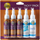 Aleene's Try Me Size Tacky Pack 0.66 fl.oz. 5 Pack - Jewel-It, Ok To Wash-It and 3 Original*