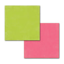Carta Bella Merry & Bright 12x12 D/Sided Cardstock - Green Glow/Cotton Candy*