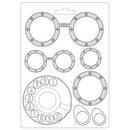Stamperia Soft Maxi Mould A5 - Goggles, Lady Vagabond Lifestyle*