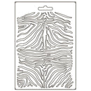 Stamperia Soft Maxi Mould A5 - Zebra Pattern, Savana