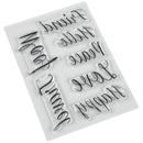 Artesprix Iron-On-Ink Sublimation Clear Stamps 4in x 6in - Hand Lettered Basics*