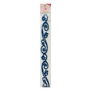Queen & Co 12" Self-Adhesive Felt Fusion - Flower Vine - Dark Blue*