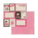Carta Bella Giddy Up! 12x12 D/Sided Cardstock - Rodeo Queen*
