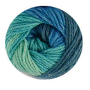 Premier Yarns Home Cotton Yarn - Multi - Turquoise Stripe - 55g