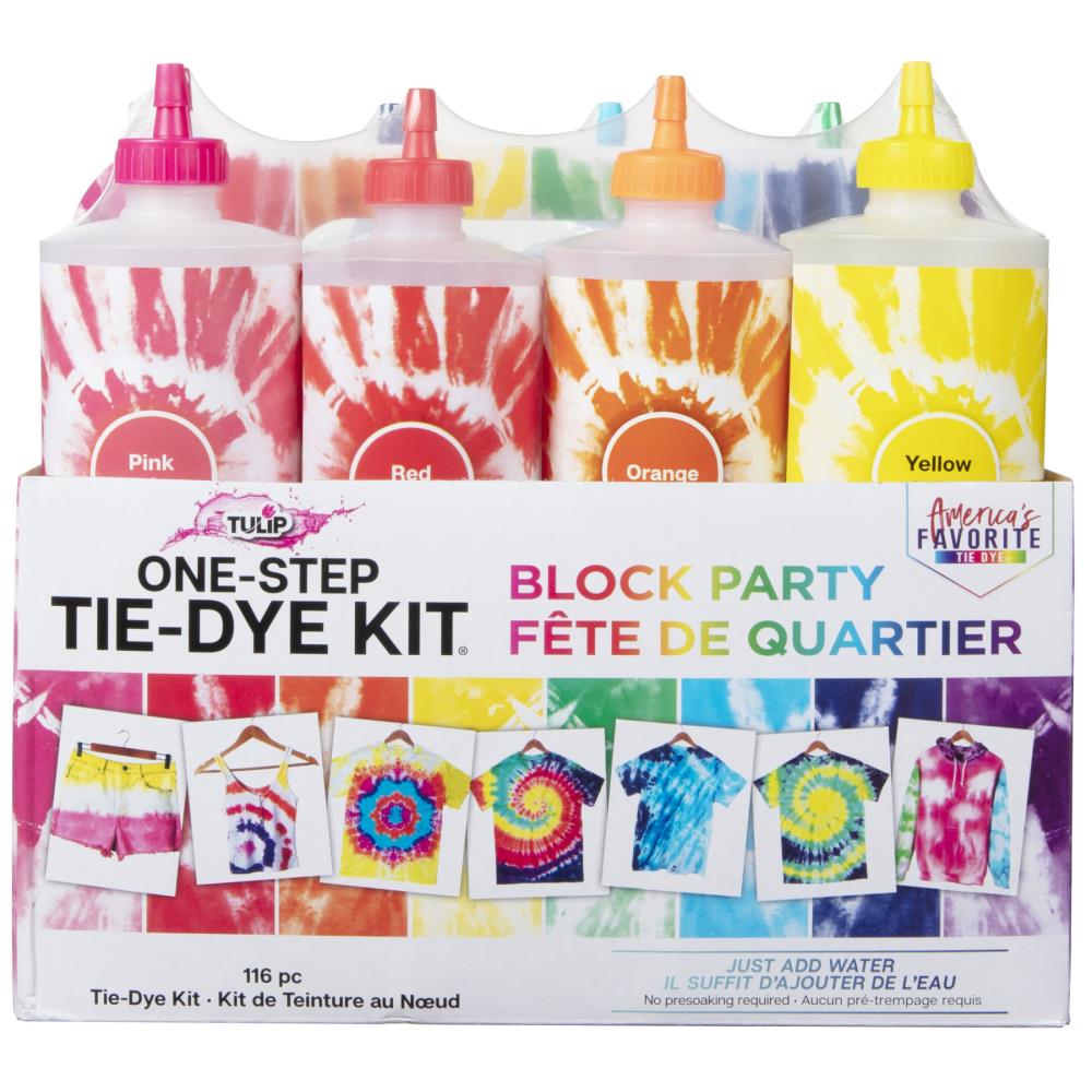 Tulip One-Step Tie-Dye 8 Colour Block Party Kit – CraftOnline