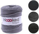 Hooked Yarn Zpagetti - Anthracite Gray - Dark Gray Shades*