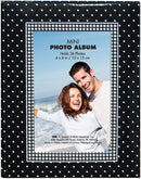 MBI Photo Brag Book 4"X6" - Black W/White Dots*