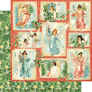 Graphic 45 - Joy To The World Double-Sided Cardstock 12 inch X12 inch - Radiant Beams*