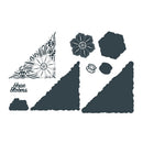 The Paper Boutique Floral Blooms Corner Collection Die Set 9 Pack - Hope Blooms*