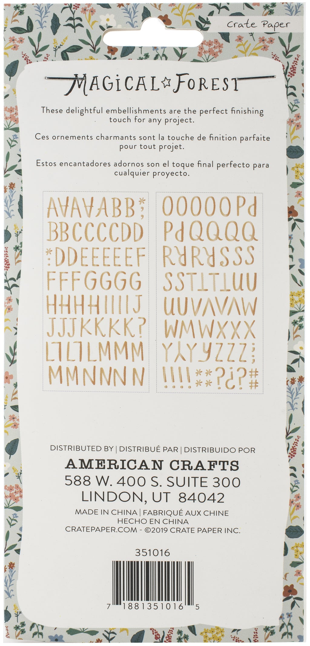 Crate Paper Moonlight Magic Thickers Stickers 300/Pkg-Inspired