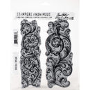 Tim Holtz Cling Stamps 7"X8.5" - Baroque