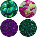 Nuvo Pure Sheen Glitter, Sequins & Confetti 4 pack - Tropical Paradise*