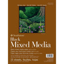 Strathmore 400 Series Mixed Media Pad - Black 9"x 12" - 15 Sheets