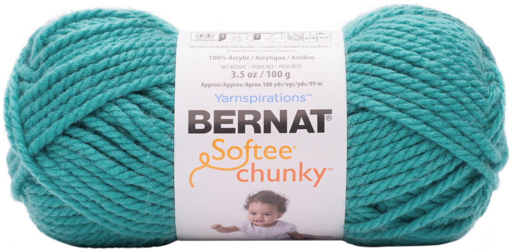 Bernat Softee Chunky 108yds Super Bulky Acrylic Yarn