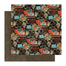 Graphic 45 Come One, Come All! Double-Sided, Single Sheet Cardstock 12"X12" - The Big Show*