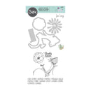 Sizzix Framelits Die & Stamp Set By Jen Long 4/Pkg - Thankful Bicycle*