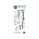 Sizzix Clear Stamps By Pete Hughs - Sunnyside Sentiments