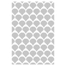 Sizzix Multi-Level Textured Impressions Embossing Folder - Fan Tiles By Jennifer Ogborn*