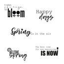 Sizzix Clear Stamps By Lisa Jones - Spring Sentiments