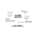 Sizzix Clear Stamps By Jennifer Ogborn 7 Pack - Tea-Rific*