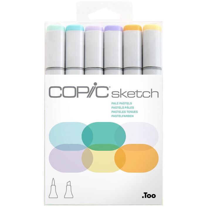 Copic Australia  Copic Sketch Set 6 Skin Tone 1