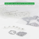 Universal Crafts Stamp & Die Storage Pockets 50 Pack - Large 13.97cm x 18.5cm