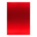 Poppy Crafts A4 Premium Mirror Cardstock 10 Pack - Deep Red