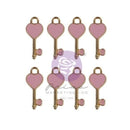 Prima Marketing Magic Love By Frank Garcia - Heart Keys 8 pack*