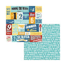 Carta Bella Beach Boardwalk 12x12 D/Sided Cardstock - Riding The Waves*