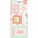 Echo Park It's A Girl Chipboard 6"X 13" - Frames*