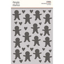Simple Stories Baking Spirits Bright - Stencil 6"x 8"- Gingerbread Cookies*