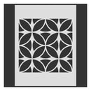Brutus Monroe Stick and Stamp Stencil 6.25"x8.25" - Circular*