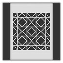 Brutus Monroe Stick and Stamp Stencil 6.25"x8.25" - Geometric*