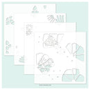 Concord & 9th Stencil 6"X6" 4 pack Flower Press*