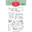 Colorado Craft Company Clear Stamps 4"x 6" - Fear Not Rose - Whimsy World*