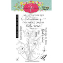 Colorado Craft Company Clear Stamps 4"x 6"- Lift My Eyes Daffodils - Whimsy World*
