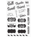 My Favorite Things Clear Stamps 4" x 6" - Mason Jar Labels*
