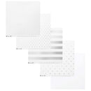 Teresa Collins Paper Collection 12in x 12in - Clear With Silver*