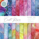 Craft Consortium Double-Sided Paper Pad 6in x 6in 40 pack - Ink Drops - Vivid, 20 Designs