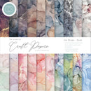 Craft Consortium Double-Sided Paper Pad 6in x 6in 40 pack - Ink Drops - Dusk, 20 Designs*