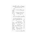 My Favorite Things Clear Stamps 4" x 8" - Sweet Nothings*