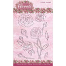 Find It Trading Amy Design Clear Stamps Rose, Pink Florals*