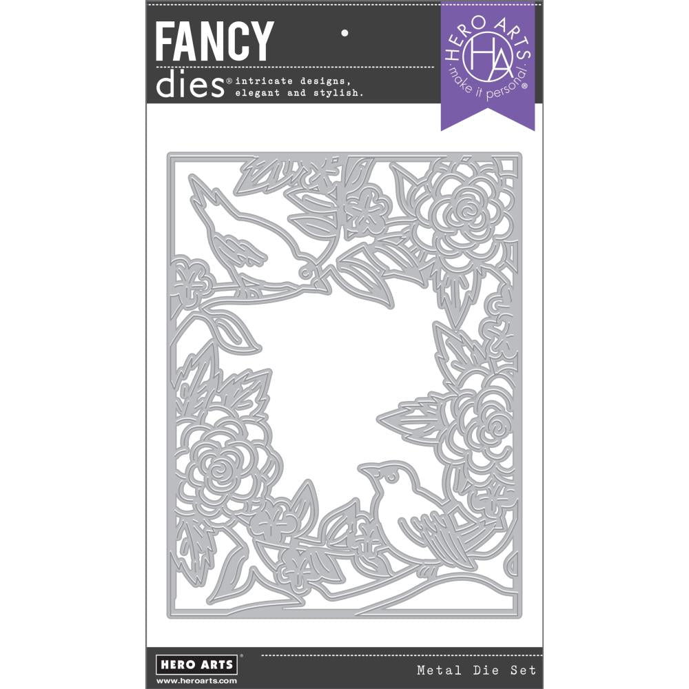 Hero Arts Fancy Cover Plate Die - Birds & Flowers – CraftOnline