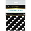 Deco Foil White Toner Sheets 4.25"x 5.5" 8 pack - Reverse Polka*