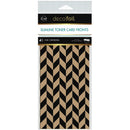 Deco Foil Kraft Toner Sheets 4"x 9" 4 pack - Chic Chevrons*